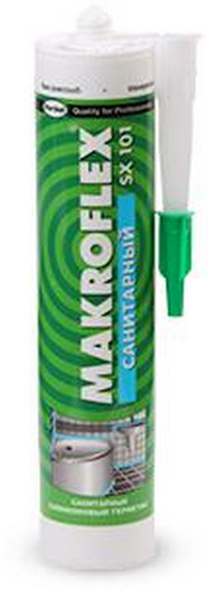 Санитарный силиконовый герметик Makroflex SX101 прозрачный